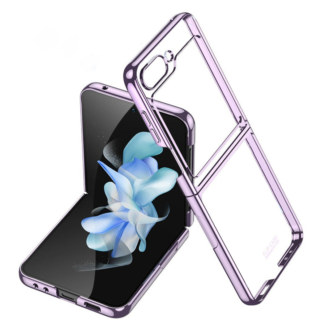 Galaxy Z Flip5 Transparent Glitter Case