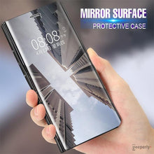 Load image into Gallery viewer, Galaxy J6 Plus Mirror Clear View Flip Case [Non Sensor working]
