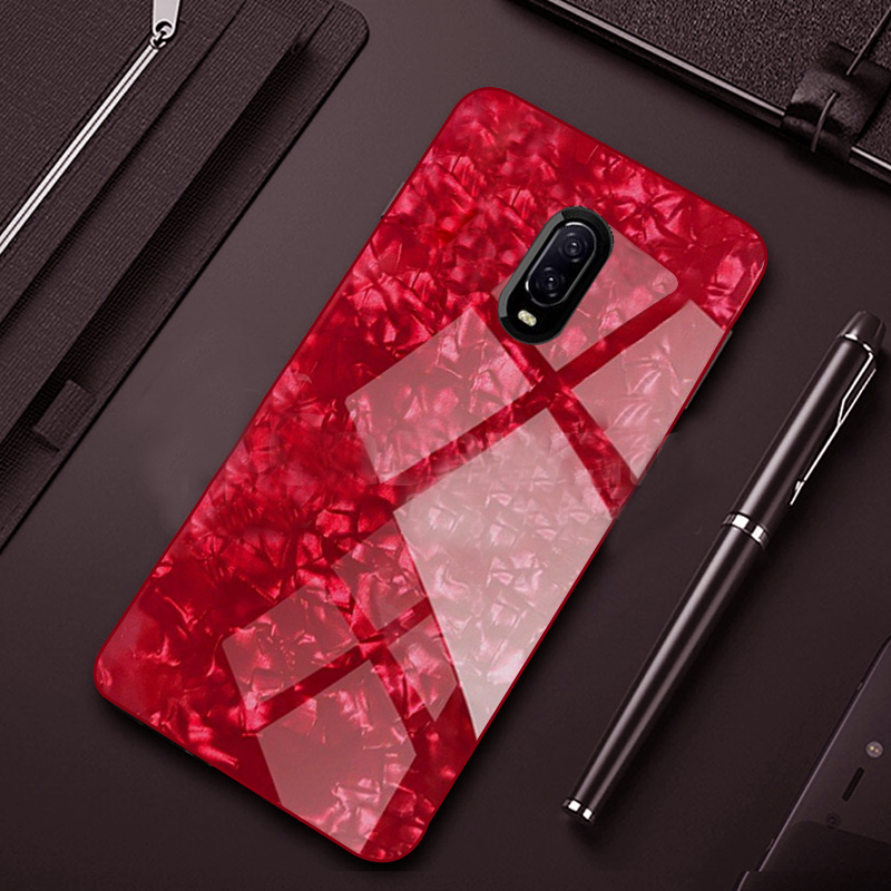 OnePlus 6T Dream Shell Series Textured Marble Case