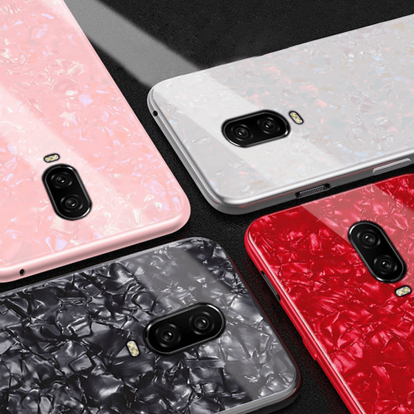 OnePlus 6T Dream Shell Series Textured Marble Case