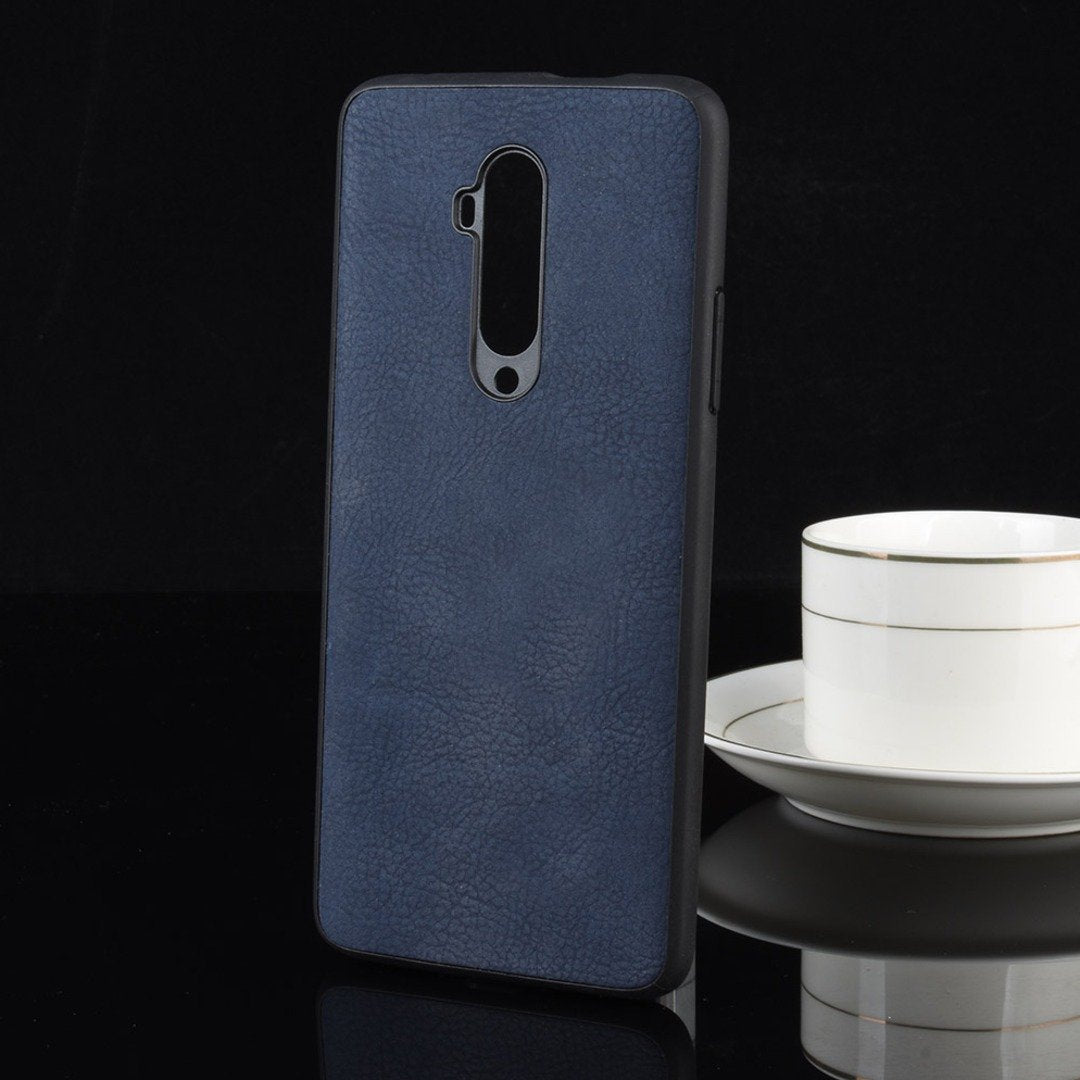 OnePlus 7T Pro (2 in 1 Combo) Leather Texture Case+ Camera Lens Protector