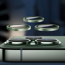 Load image into Gallery viewer, iPhone - Oleophobic Tempered Glass With Camera Lens Ring
