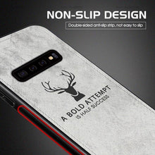 Load image into Gallery viewer, Galaxy S10 Deer Pattern Inspirational Soft Case
