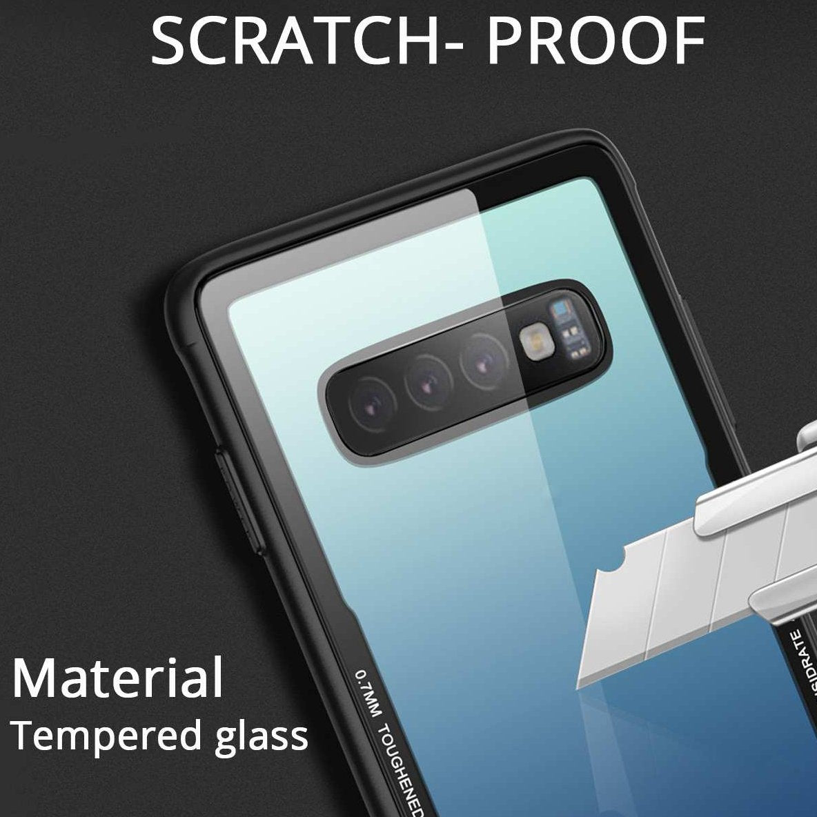 Galaxy S10 Plus Glassium Protective Series Case