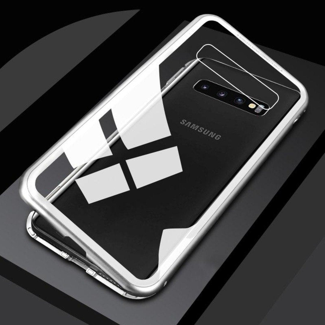 Galaxy S10e Electronic Auto-Fit Magnetic Glass Case