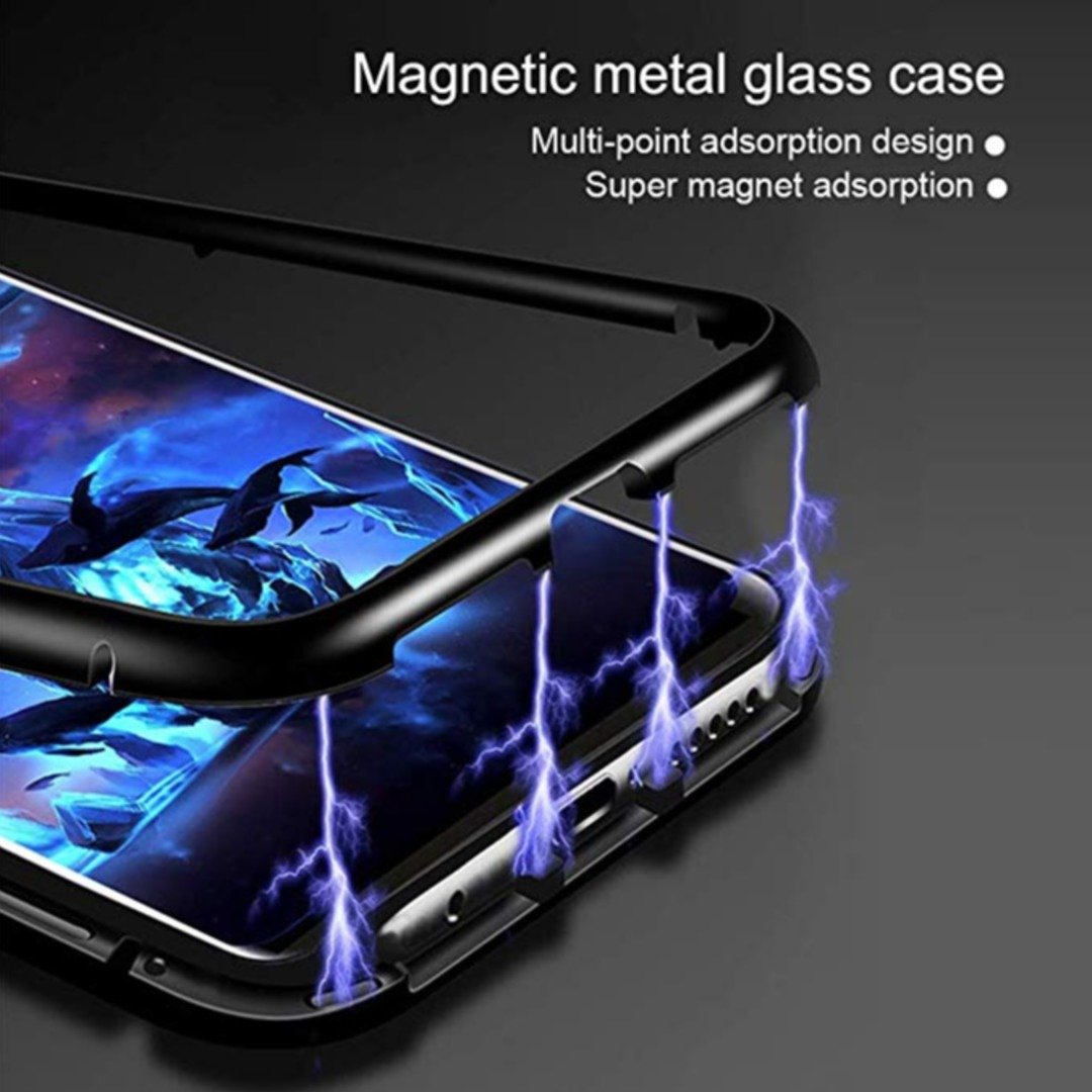 Galaxy S10e Electronic Auto-Fit Magnetic Glass Case