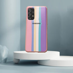 Samsung Galaxy Rainbow Liquid Silicone Logo Case