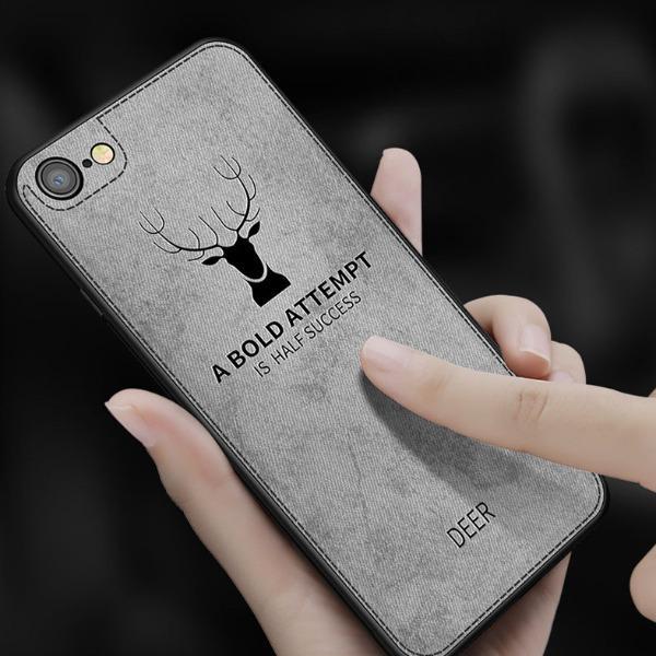 iPhone SE (2020) Deer Pattern Inspirational Soft Case