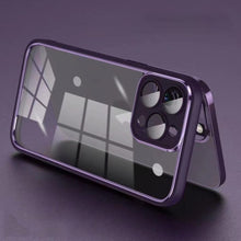 Load image into Gallery viewer, iPhone 14 Series Transparent Electroplating Camera Protection Case
